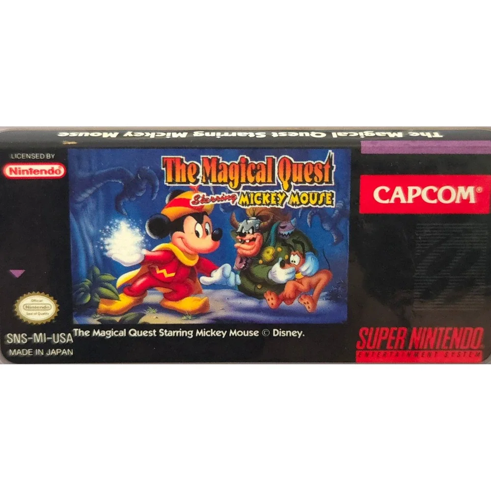 Capcom SNS-MI-USA The Magical Quest Starring Mickey Mouse Super Nintendo SNES